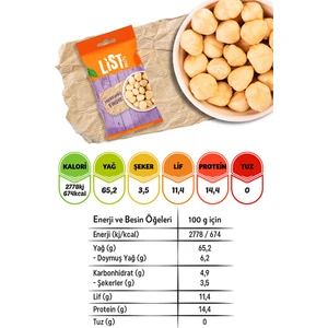 List Nuts Kavrulmuş Fındık Içi 10 x 34 G