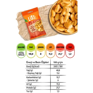List Nuts Kızarmış Yer Fıstığı 5 x 40 gr