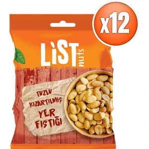 List Nuts Kızarmış Yer Fıstığı 12 x 150 gr