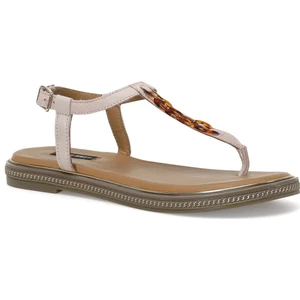 Nine West Bombu 2fx Krem Kadın Düz Sandalet