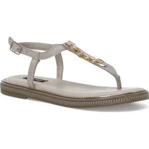 Nine West Bombu 2fx Kırık Beyaz Kadın Düz Sandalet