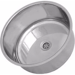 Paslanmaz Yuvarlak Oval 430 Krom Hasır Desen Evye Mutfak Lavabosu Evyesi