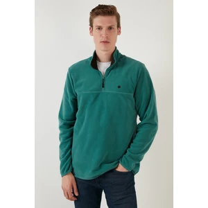 Slim Fit Anti-Pilling Tüylenme Yapmayan Bato Yaka Kışlık Şardonlu Polar Erkek POLAR 5906001