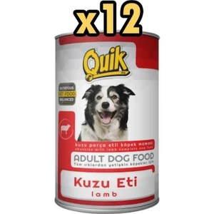 Kuzu Etli Köpek Konservesi 415 gr x 12 Adet