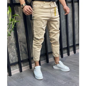 NorthFashion Erkek Paçası Lastikli Boyfriend Jogger Kot Pantolon