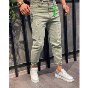 NorthFashion Erkek Paçası Lastikli Boyfriend Jogger Kot Pantolon