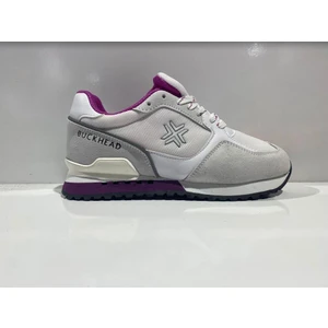 BUCK4023 Fundemantal Unisex Beyaz Mor Spor Ayakkabı