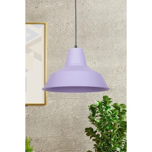 Fer Avize  NO33 Modern Tasarım Lila Renk Metal Tekli Avize