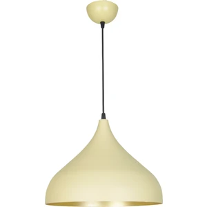 Fer Avize  Reyes Modern Retro Krem Renkli Metal Sarkıt Tekli Avize