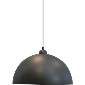 Fer Avize  Luppo Modern Tasarım Metal Siyah Içi Siyah Tekli Avize