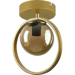 Fer Avize  Peri Metal Halka Gold Füme Tekli Avize