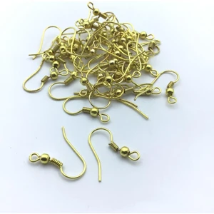 Erdal Ticaret Küpe Kancası (1 Paket 10 Çift 20 Ad ) Gold