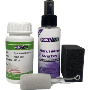 Point Care Yoğun Beyaz Ekstra Boya 125 gr + Spor ve Süet Ayakkabı Yenileyici ve Temizleyici Sprey 100 ml