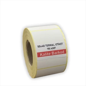 50X40 Termal Etiketi | Rulo Barkod Etiketi