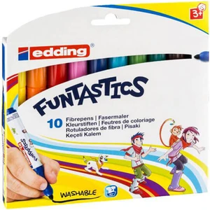 E-14 Funtastics Jumbo Keçeli Kalem 10 Renk
