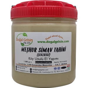 Doğal Gelsin Kolay Gelsin Meşhur Simav Tahini Şekersiz - 1000 gr