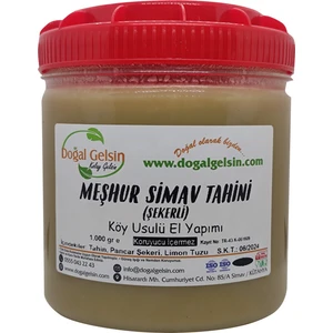 Doğal Gelsin Kolay Gelsin Meşhur Simav Tahini Şekerli (Karma) - 1.000 gr