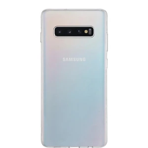Kzy Samsung  Galaxy S10 Plus Uyumlu Kapak Şeffaf Silikon Kılıf