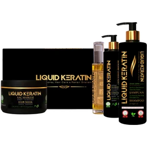 Liquid Keratin Kabaran ve Zor Taranan Saç Keratin Bakım Seti