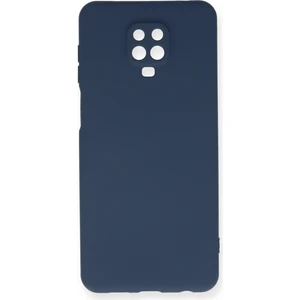 Xiaomi Redmi Note 9 Pro Kılıf Içi Kadife Lansman Silikon Kılıf Lansman - Lacivert