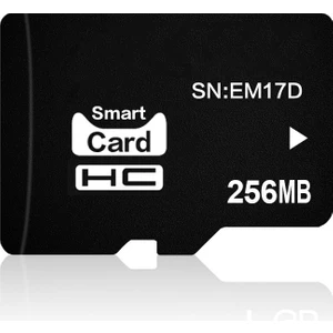 256MB Sınıf 4 Tf Mikro Sd Hafıza Kartı - Siyah  (Yurt Dışından)