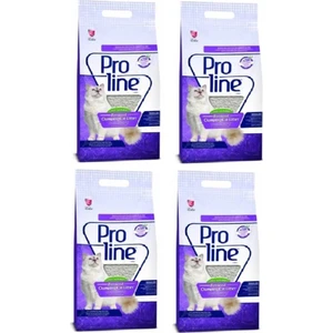 Pro Line Lavanta Kokulu Bentonit Kedi Kumu 5 Lt 4 Adet