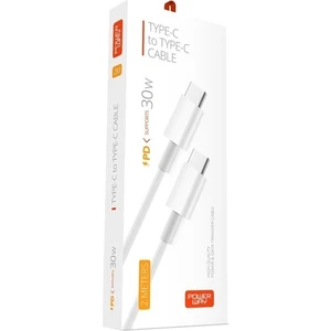 Type-C To Type-C Pd 30W 2 Metre Şarj ve Veri Aktarım Kablosu PD32