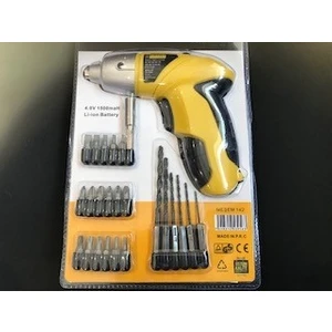 142 24 Parça Şarjlı Tornavida Seti  4.0V 1500MAH Li-On Battery
