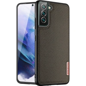 Dux Ducis Fino Serisi Samsung Galaxy S22 Kılıf Premium Dokuma Silikon Kılıf
