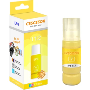 Epson 112 Sarı Muadil Mürekkep - 70 ml - Cescesor