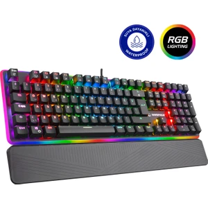 KB-R96 ULTIMATE Optical Switch Full RGB ve Metal Gövdeli Su Geçirmez Mekanik Gaming Oyuncu Klavyesi