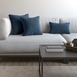 Demor Home Soft Series Güvercin Mavisi Kırlent, Yastık Kılıfı