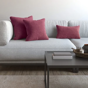 Demor Home Soft Series Lavanta Pembesi Kırlent, Yastık Kılıfı