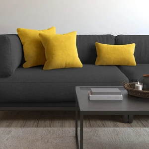Demor Home Soft Series Acem Lale Sarısı Kırlent, Yastık Kılıfı