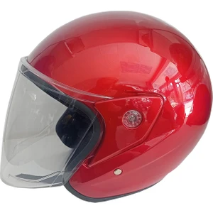 Scooter Yarım Kask - Kırmızı - Std.