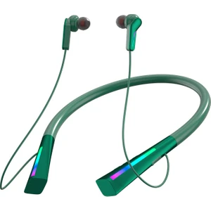 Bluetooth Kulaklıklar 5.3 Boyun Kulaklıkları Spor Kablosuz Su Geçirmez Gürültü Önleyici Kulaklık(Yurt Dışından)