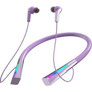 Bluetooth Kulaklıklar 5.3 Boyun Kulaklıkları Spor Kablosuz Su Geçirmez Gürültü Önleyici Kulaklık(Yurt Dışından)