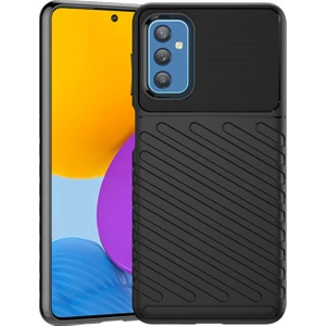 Samsung Galaxy M52 5g Thunder Serisi Darbeye Dayanıklı Silikon Kılıf - Siyah
