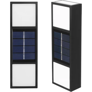 Juhui Store IP65 Suya Dayanıklı LED Dekoratif Güneş Işığı Duvar Lambası - Beyaz (Yurt Dışından)