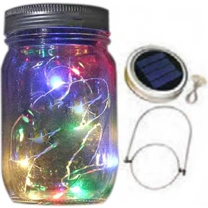 FL-3236 3W Rgb Solar Peri Ledli Dekoratif Kavanoz
