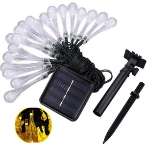 FL-3256 G 20W 3200K Günışığı Solar 5 Metre 7 Mod Işık Zinciri