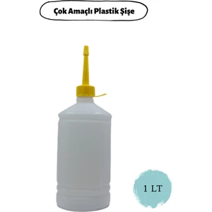Plastik Şişe Çok Amaçlı Dolum Şişesi 1 Lt 6 Adet
