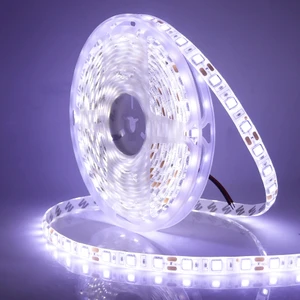 5 Metre 3 Çipli Silikonlu Beyaz Şerit Led - 5050 Smd