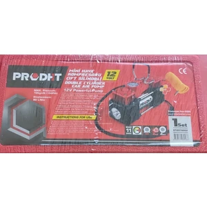 Mini Hava Kompresörü Çift Silindirli 12 Volt