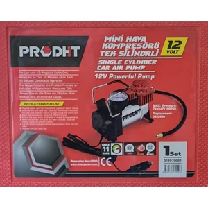 Mini Hava Kompresörü Tek Silindirli 12 Volt