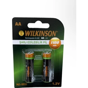 Şarjlı Pil Kalem 1100MAH 2'li Kart 4013