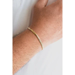 Semiz Kuyumculuk Hasır Altın Erkek Bileklik