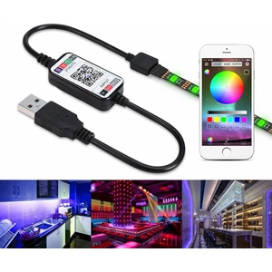Tv Arkası Rgb Şerit Led – Usb Girişli – 5 Metre – Tel. Uygulamadan Kontrol - Silikonlu Led