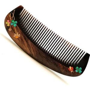 Sandalwood Tarağı Inci Kakma Sanatı Boyalı Tarak (Yurt Dışından)