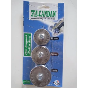 Kaynak Paftası 3 Lü Set (20MM-25MM-32MM) Mavi Teflon